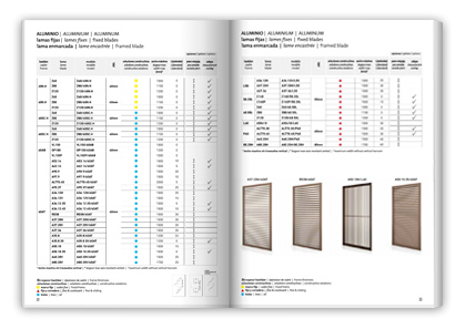 Catálogo de mallorquinas, correderas, celosías, corrugables de madera y aluminio